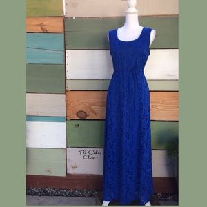 ROYAL BLUE maxi dress. L 🎈PRICE DROP 🎈